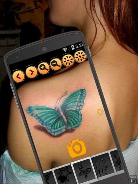 Tattoo Camera Designer screenshot 4