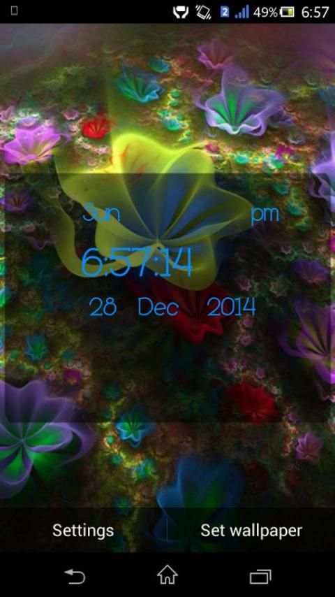 4D Flower Live Wallpaper 5 تصوير الشاشة