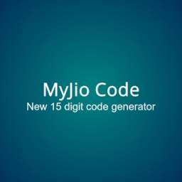 Generate MyJio Code