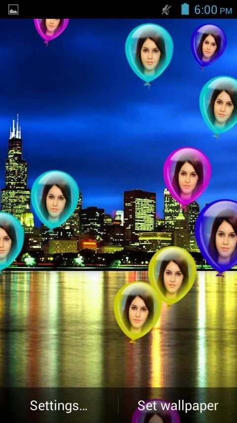 Photo Balloons Live Wallpaper screenshot 2