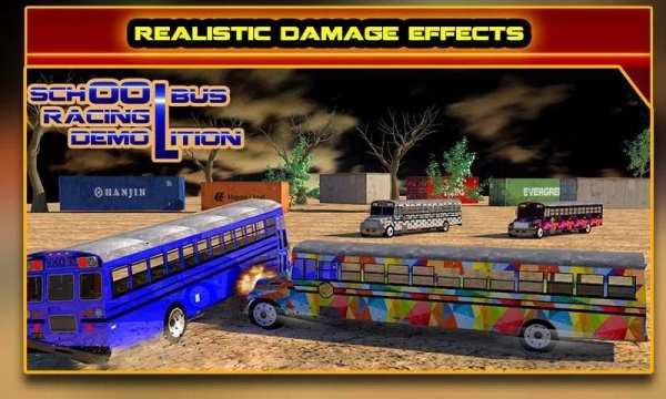 School Bus Racing: Demolition स्क्रीनशॉट 13