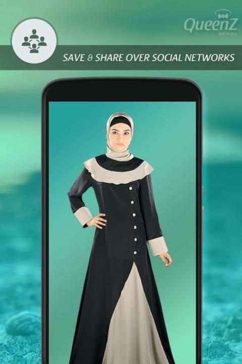 Arab Woman Abayas Photo Suit screenshot 1