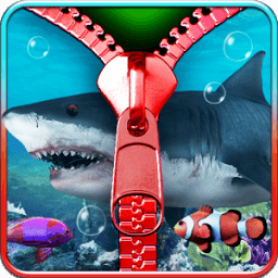 ikon Hiu mengunci layar.