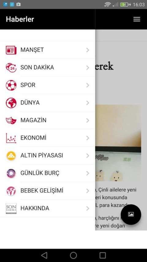 Son Dakika Haber (Lite) screenshot 1