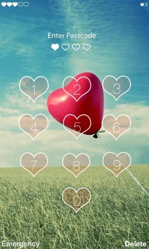 Tình yêu Passcode Lock Screen screenshot 3