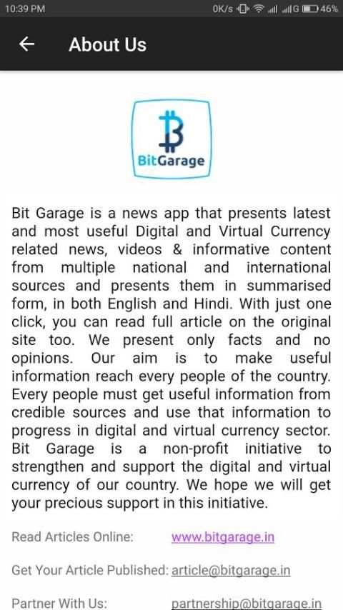 BitGarage - BitCoin News screenshot 5