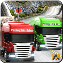 पागल गति ट्रक पहाड़ी दौड़ आइकन