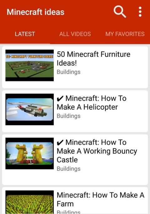 Ideas para Minecraft स्क्रीनशॉट 2