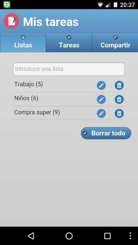 Mis tareas 5 تصوير الشاشة