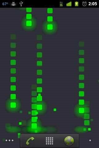 Pixel Rain Live Wallpaper screenshot 5