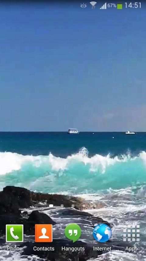 Ocean Waves Live Wallpaper 14 screenshot 2