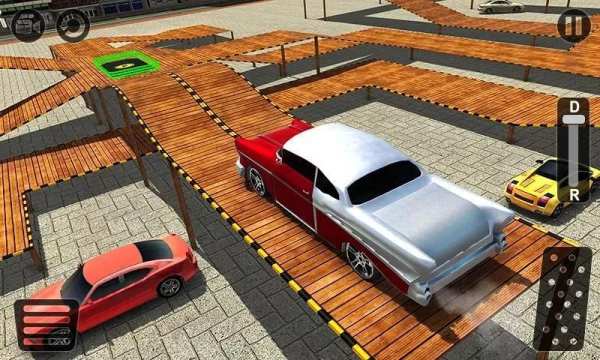 Real Classic Car Stunt Parking स्क्रीनशॉट 14