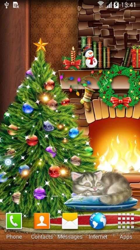 Christmas Live Wallpaper 6 تصوير الشاشة