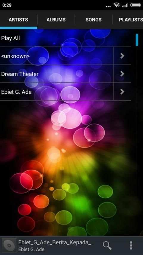 Music Player for Android 1 تصوير الشاشة