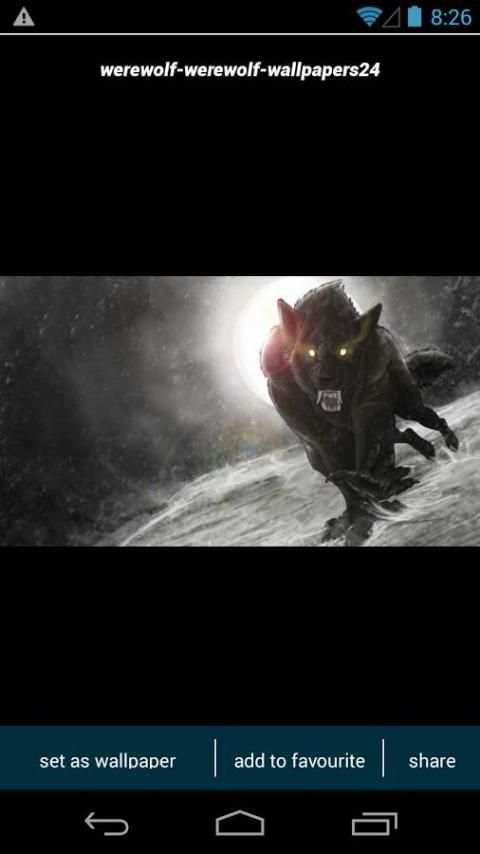 Werewolf Wallpapers 2 تصوير الشاشة