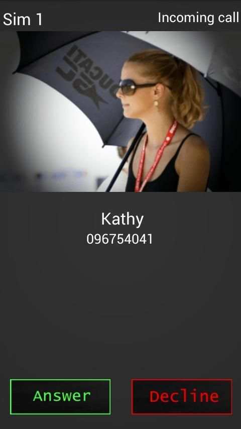 Fake Call GirlFriend & SMS 6 تصوير الشاشة