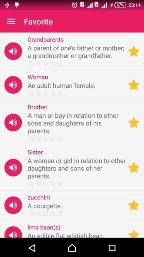 English vocabulary by Topic screenshot 2