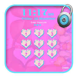 पासकोड प्यार स्क्रीन लॉक आइकन