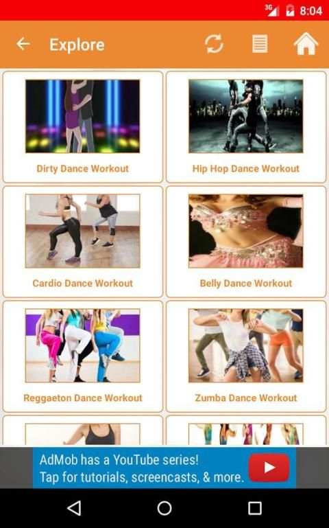 Workout with Dance Videos скриншот 2
