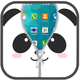 Panda Lock Screen Zipper иконка