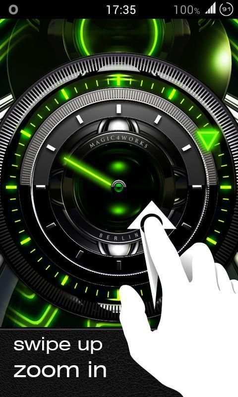 Magic Analog Clock LWP 4 تصوير الشاشة