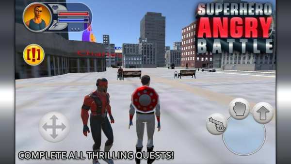 Superhero Angry Battle स्क्रीनशॉट 3