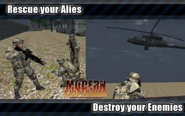 Modern Sniper Perang: Commando screenshot 3