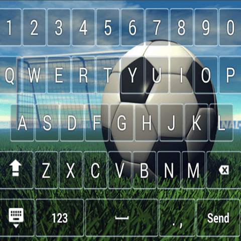 Keyboard Bola BBM screenshot 1