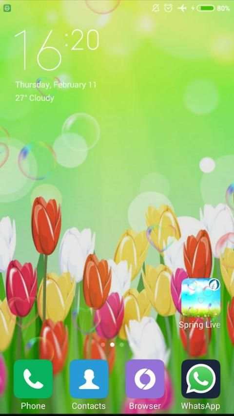 Spring Live Wallpaper स्क्रीनशॉट 4