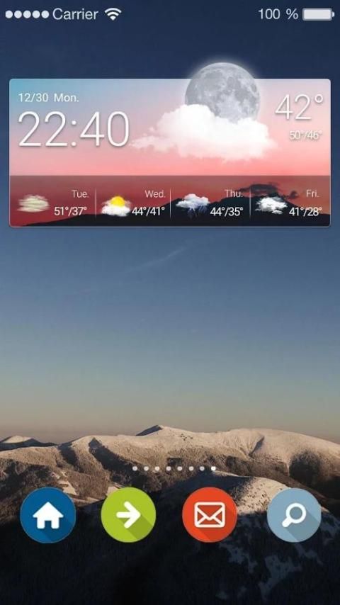Widget Jam Dan Cuaca screenshot 1