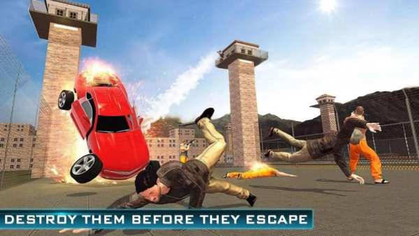 Prison Escape Police Sniper 3D screenshot 10