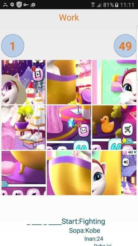 Puzzle For My Talking Angela screenshot 1
