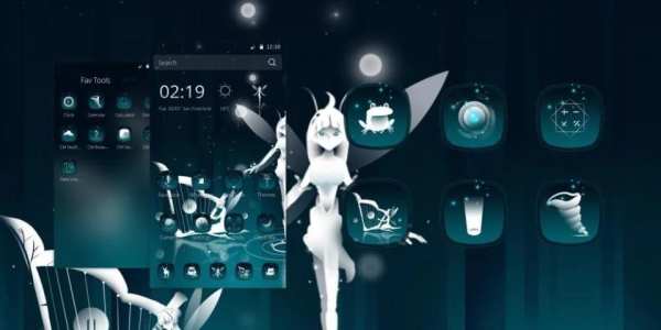 tema hutan fantastis screenshot 4