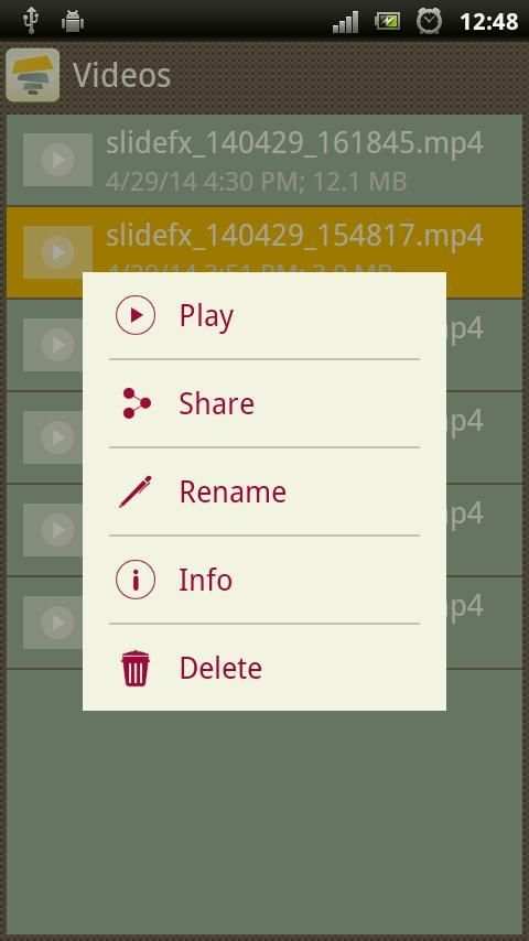 SlideFX Video Creator 14 تصوير الشاشة