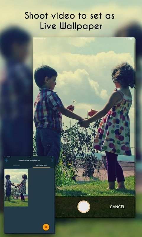 3D Touch Live Photo Wallpaper 4 تصوير الشاشة