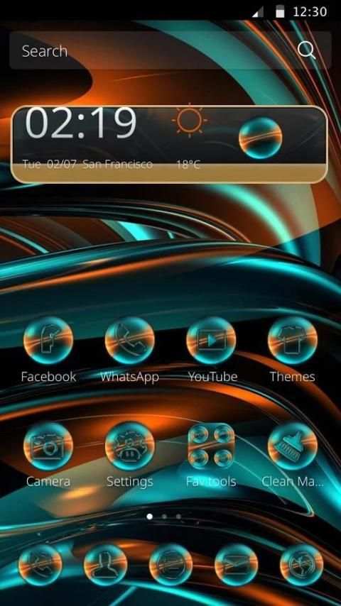 Gorgeous Lava Theme screenshot 3