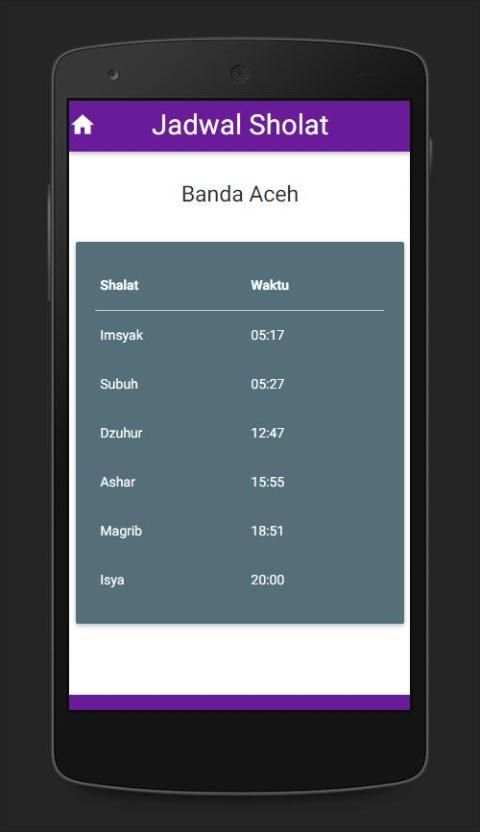 Jadwal Sholat 4 تصوير الشاشة
