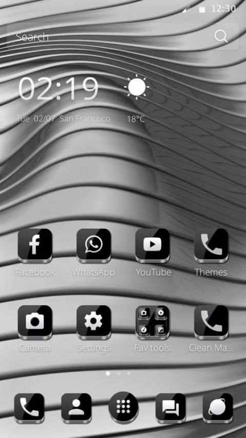 Metallic Theme screenshot 3