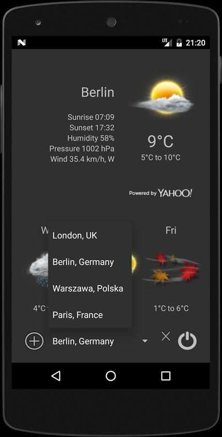 HandyWeather screenshot 2