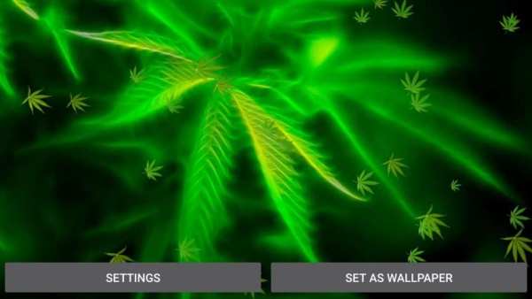 Weed Live Wallpaper screenshot 1