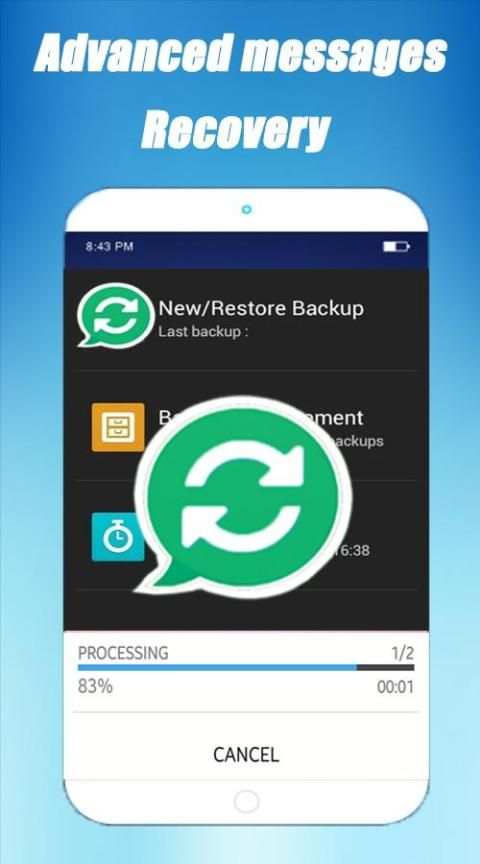 Recovery Whatsap Message Prank screenshot 2