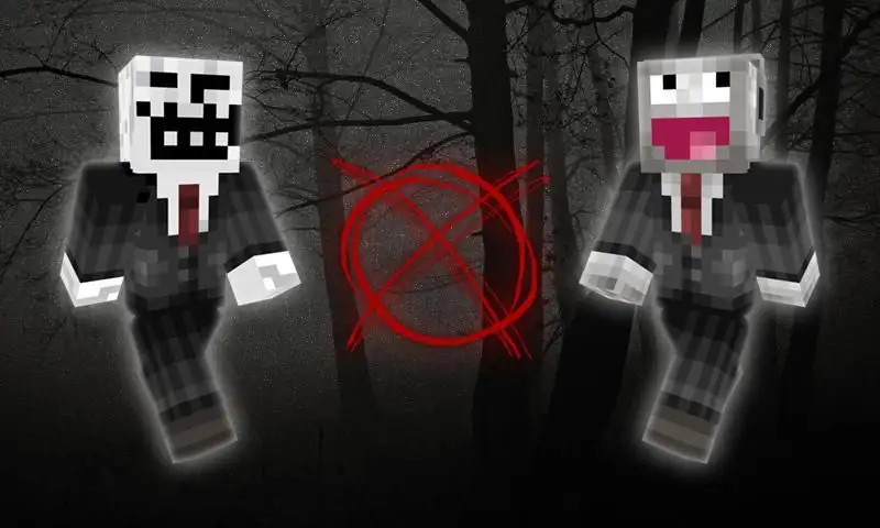 roblox slender  Minecraft Skin