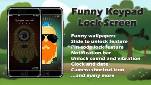 Funny Keypad Lock Screen screenshot 1