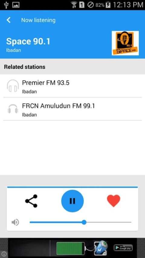 Nigerian Radio Stations 7 تصوير الشاشة