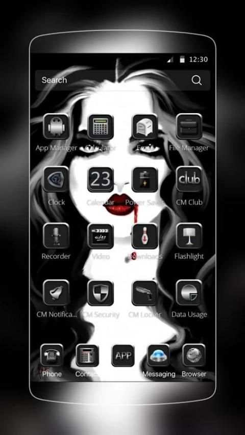 Vampire Theme screenshot 2