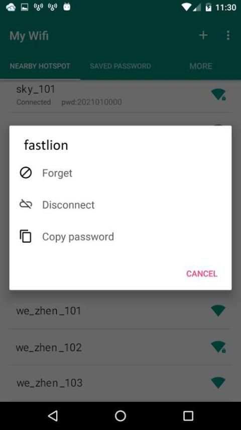 WiFi password viewer screenshot 3