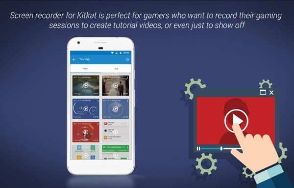 Screen recorder for Kitkat screenshot 1