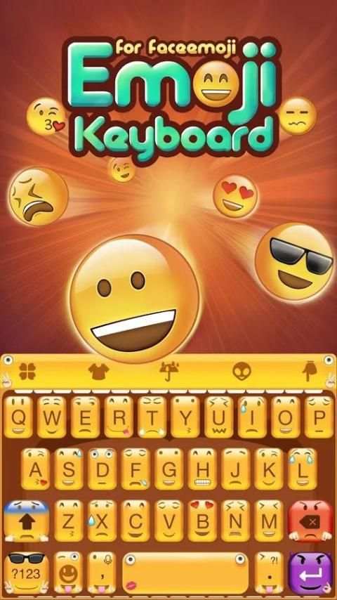 Emoji Keyboard Theme -Facemoji 4 تصوير الشاشة