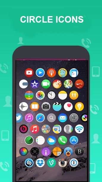 Phone 7 OS10 Launcher Theme screenshot 3
