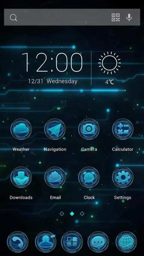 Laser Tech Theme-Solo Launcher 3 تصوير الشاشة